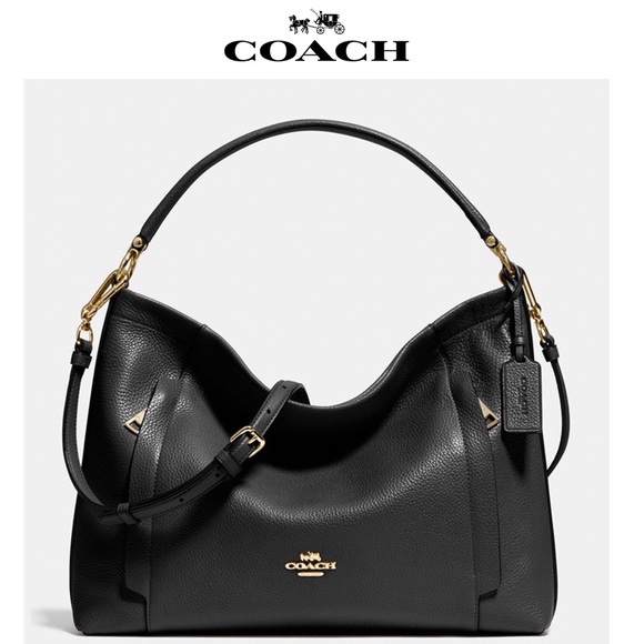 Coach Handbags - Coach Scout Hobo in Black Pebbled Leather like new
